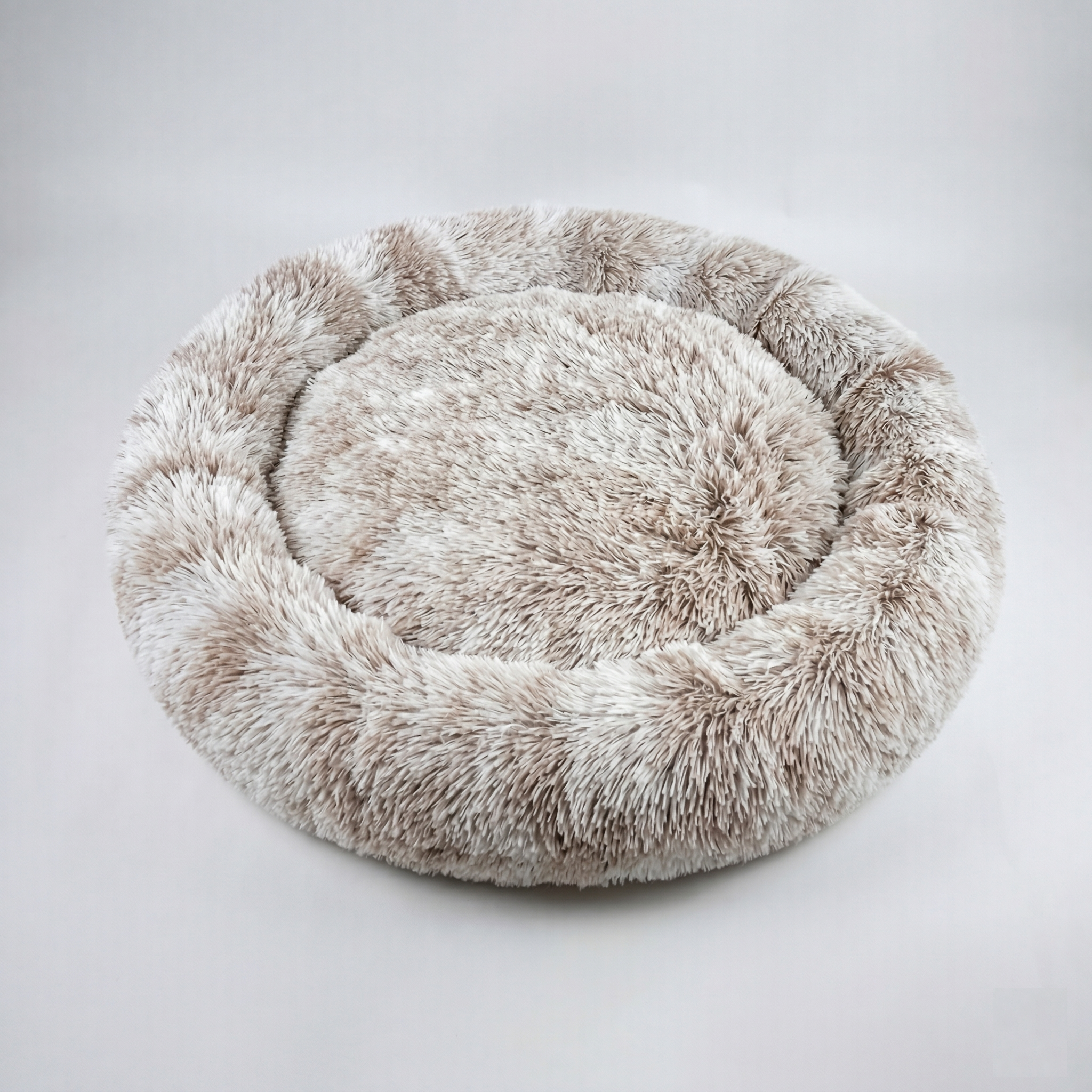 Large Dog Bed – Calming Donut Bed for Medium and Large breed, Extra Fluffy & Washable